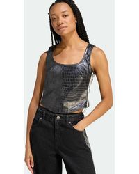 adidas Originals - Pleather Corset - Lyst