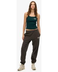 Superdry - Athletic Essentials Embroidered Button Cami Top - Lyst