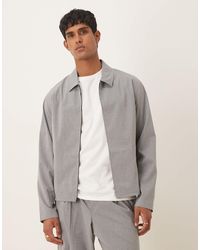ASOS - Smart Co-Ord Cropped Harrington Jacket - Lyst