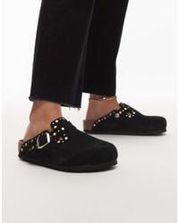 Birkenstock - – boston – clogs aus wildleder - Lyst