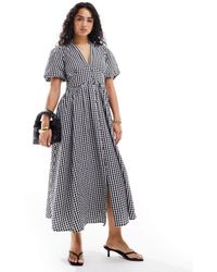 Nobody's Child - Starlight Puff Sleeve Midaxi Dress - Lyst