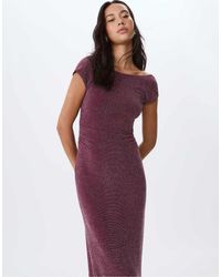 Stradivarius - Vestito Midi Con Schiena Scoperta - Lyst