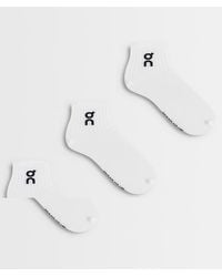 On Shoes - 3 Pack Logo Mid Socks - Lyst
