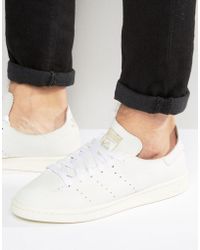 stan smith lea sock white