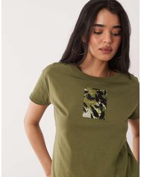 ARMANI EXCHANGE - T-Shirt Met Patchlogo - Lyst