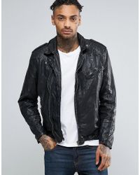 pepe jeans jacket leather