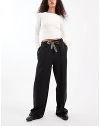 ONLY - Broek Met Strik Met Luipaardprint - Lyst