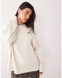 Pretty Lavish - Camille Knit Long Sleeve Sweater - Lyst