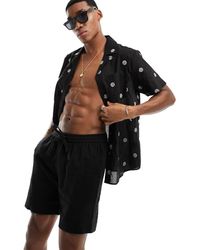 South Beach - Pantalones Cortos Playeros Con Acabado Texturizado De (Parte De Un Conjunto) - Lyst