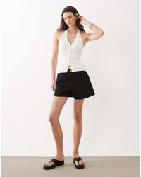 Mango - 100% Cotton Tailored Shorts - Lyst