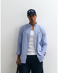 Polo Ralph Lauren - Icon Logo Fine Stripe Slim Fit Poplin Shirt - Lyst