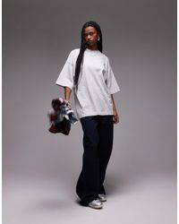TOPSHOP - Oversized Drop Shoulder Tee - Lyst