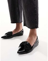 ASOS - Lake Bow Pointed Ballet Flats - Lyst