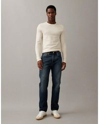 Levi's - Vaqueros De Corte Recto Con Lavado Oscuro 501 Original De -Azul Marino - Lyst