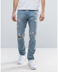 ripped jeans hollister mens