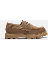 Pull&Bear - – bootsschuhe aus leder - Lyst