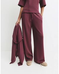Pull&Bear - Wide-leg Sweatpants - Lyst