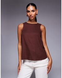 ASOS - Vest With Scoop Back - Lyst