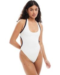 Speedo - Swimsuit Solid Bound Cut Out Swimsuit - Lyst