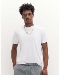 Pull&Bear - Basic Short Sleeve Cotton T-Shirt - Lyst