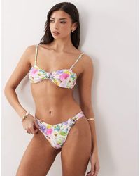 Candypants - Knot High Leg Bikini Bottom - Lyst