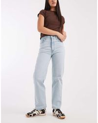 Levi's - Vaqueros Rectos De Denim Ribcage En - Lyst