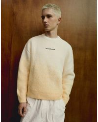 Bershka - Gradient Jacquard Jumper Out Of Core - Lyst