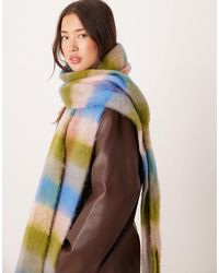 ASOS - – gewebter schal mit em karomuster - Lyst