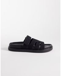 New Look - Faux Suede Interwoven Cross Strap Sandal - Lyst