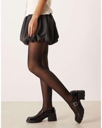 ASOS - Pack De 2 Medias Negras De 15 Deniers De - Lyst