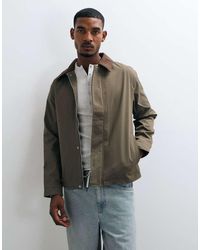 Jack & Jones - Harrington Barn Jacket With Cord Collar - Lyst