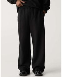 Pull&Bear - Wide Leg Tailored Trousers - Lyst