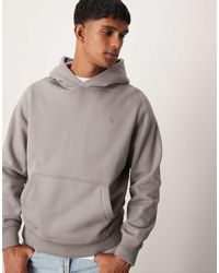 Abercrombie & Fitch - Sudadera Con Capucha Y Logo En Relieve De Tejido Grueso Icon De - Lyst