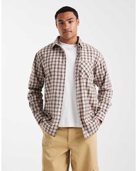 Threadbare - Long Sleeve Button Down Check Shirt - Lyst