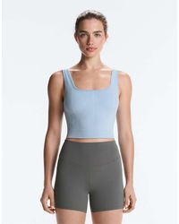 Oysho - Seamless Square Neck Tank Top - Lyst