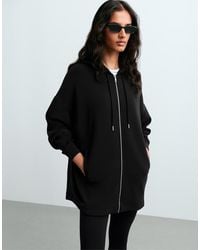 Oysho - Long Jacket With Modal - Lyst
