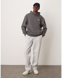 ASOS - – gerade geschnittene jogginghose aus schwerem material - Lyst