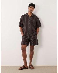ASOS - Co-ord Mid Length Textured Shorts - Lyst