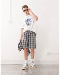 Collusion - – karierte longline-jorts - Lyst