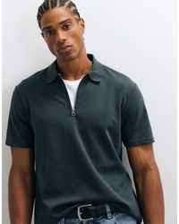 ASOS - Breathemaxtm Heavyweight Regular Fit Zip Polo - Lyst