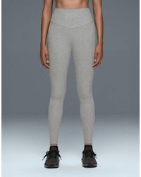 Oysho - Comfortlux High-Waisted Ankle-Length Heathered Leggings - Lyst