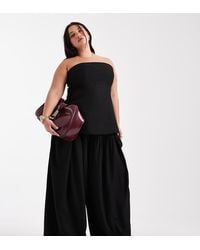 ASOS - Curve Tailored Contrast Balloon Trousers Co-Ord - Lyst