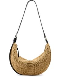 AllSaints - – halbmondförmige schultertasche - Lyst