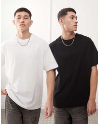 Weekday - Oversized 2-pack T-shirt - Lyst