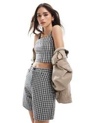 Levi's - Denim Checked Cami Top Co-ord - Lyst