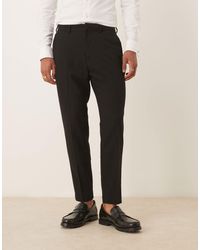 ASOS - – schmal zulaufende anzughose aus twill - Lyst