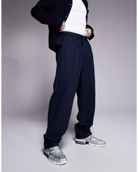 ASOS - – baggy fit leinenmix-hose - Lyst