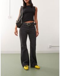 Weekday - Helix Low Waist Wide Flare Jeans - Lyst