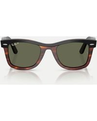 Ray-Ban - – wayfarer street neat – eckige, polarisierte sonnenbrille - Lyst