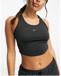 Nike - Nike One Training Novelty Dri Fit Lace Back Tank Top - Lyst
